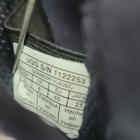 *NEW* UGG Greyson (1122253) Men's‎ Navy Blue Sneakers Shoes Size 7 - Picture 9 of 11